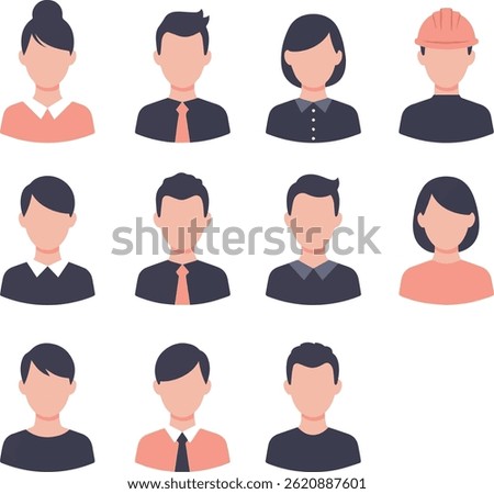 icon minimalist, handdraw graphic resource. business, avatar, sign, symbol, concept