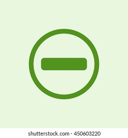 Icon minus buttons.