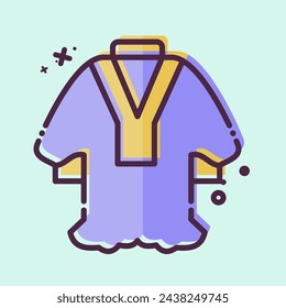Icon Mishlah. related to Qatar symbol. MBE style. simple design illustration.