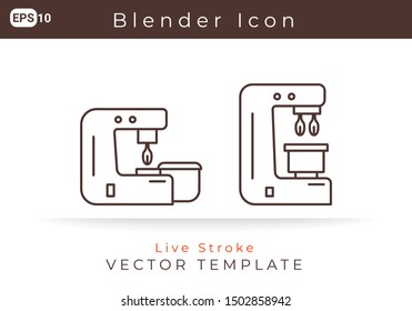 Icon Mixer For Website, Infographic Element. Vector Illustration