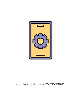Icon a MOBILE APPLICATION, isolated against a clean background.