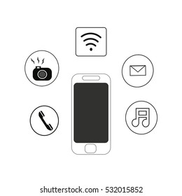 Icon mobile and available to help in the work.