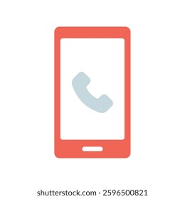 Icon a mobile, isolated against a clean background.