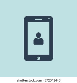 Icon of Mobile Phone. EPS-10.