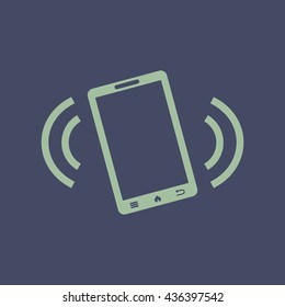 Icon of Mobile Phone. Eps-10.