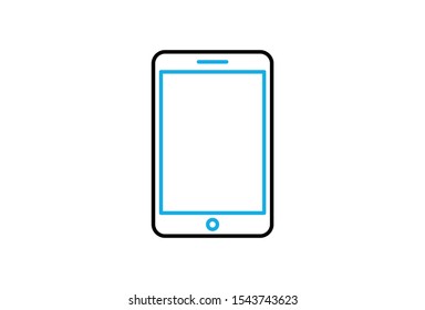 Icon Mobile Phone Simple Design Vector Icon