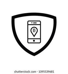 icon mobile place bitcoin