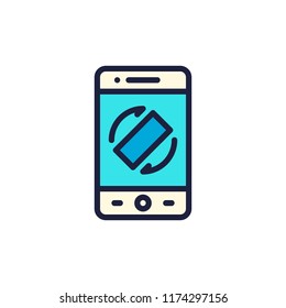 icon mobile smart phone business