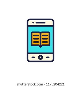 icon mobile smart phone business