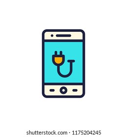 icon mobile smart phone business