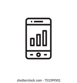 icon mobile smart phone business
