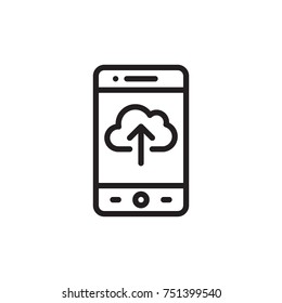 icon mobile smart phone business