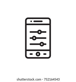 icon mobile smart phone business