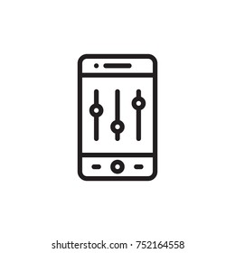 icon mobile smart phone business