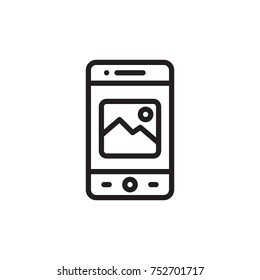 icon mobile smart phone business