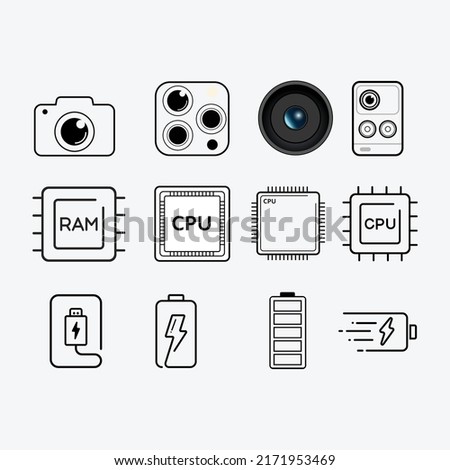 Icon Mobile Spec and icon Symbol