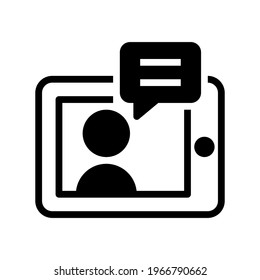 Icon Mobile With Style Glyph