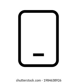 Icon Mobile With Style Outline