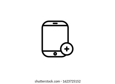 Icon Mobile Vector Illustrator Simple Design