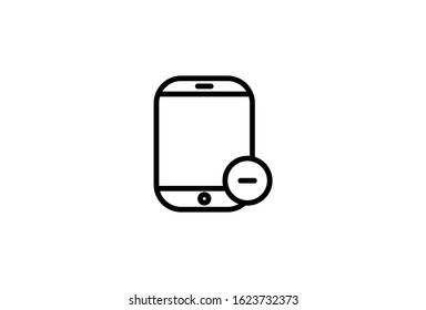 Icon Mobile Vector Illustrator Simple Design