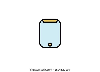 Icon Mobile Vector Illustrator Simple Design 