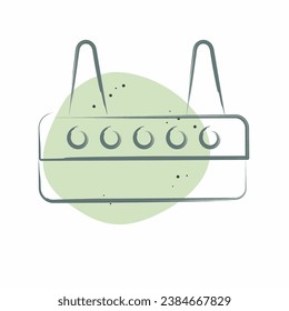 Icon Modem. related to Computer symbol. Color Spot Style. simple design editable. simple illustration