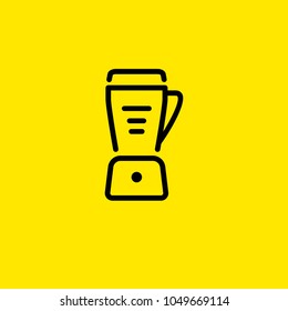Icon of modern blender. Cooking, preparing food, whisking. Automation concept. Can be used for topics like electric appliance, convenience, kitchen 