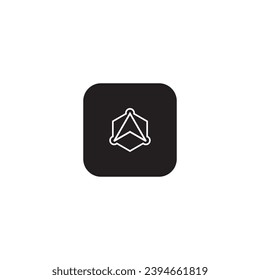un icono moderno, simple, abstracto