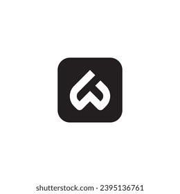 Symbol auf moderne, einfache, abstrakte
