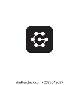 un icono moderno, simple, abstracto