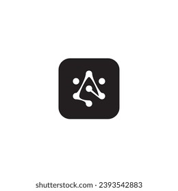 un icono moderno, simple, abstracto