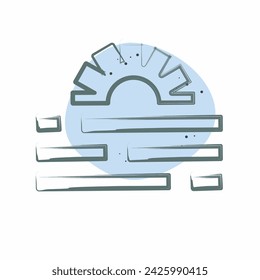 Icon Modification. related to Creative Concept symbol. Color Spot Style. simple design editable. simple illustration