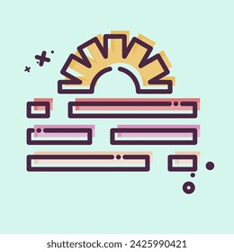 Icon Modification. related to Creative Concept symbol. MBE style. simple design editable. simple illustration