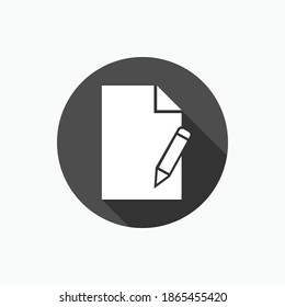 Icon Modify.  Edit Sign. Symbol of Setting - Vector Logo Template.