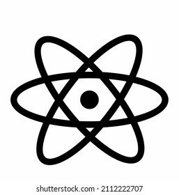 icon molecule with white background