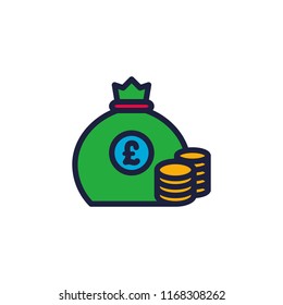icon money bag