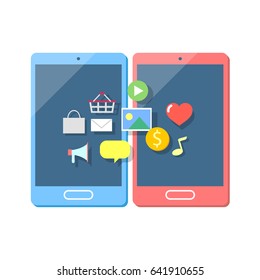 icon money communication, vector
