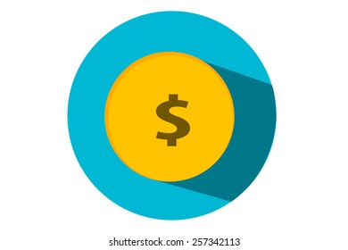 Icon Money flat design.