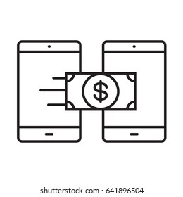 icon money transfer, vector