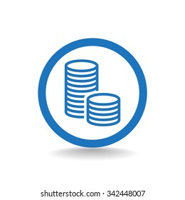 icon of money vector icon