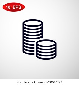 icon of money vector