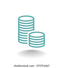icon of money vector icon