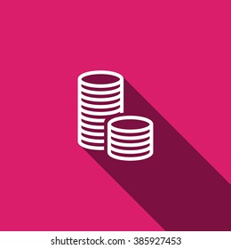 icon of money vector icon