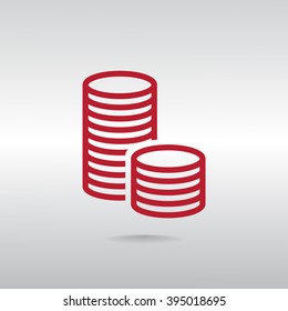icon of money vector icon