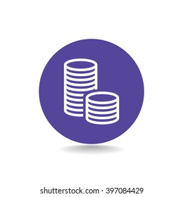 icon of money vector icon