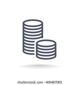 icon of money vector icon