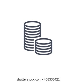 icon of money vector icon