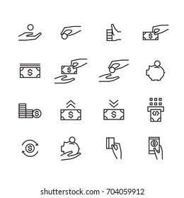icon money, vector