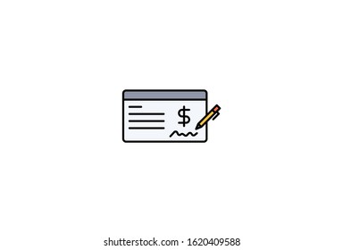 Icon Money , Wallet , Business , Finance Vector Illustrator Simple Design