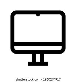 Icon Monitor With Style Outline